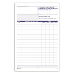 Tentata vendita/Documento di Trasporto - Blocco 50/50 fogli autoricalcante - 29,7x21,5 cm