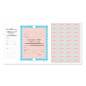 Azioni - Certificati azionari nominativi - Blocco 20 fogli - 3 tagliandi - 34x63 cm
