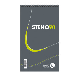 Blocco spiralato Steno 90 - 130 x 225mm - 90gr - 60 fogli