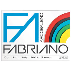 Album Arcobaleno - Formato 24x33 cm - 10 Fogli da 140gr in 5 Colori