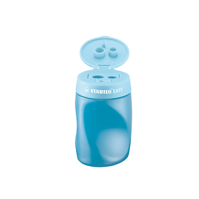 emperamatite Easy con contenitore - 3 fori - ergonomico - blu - per mancini