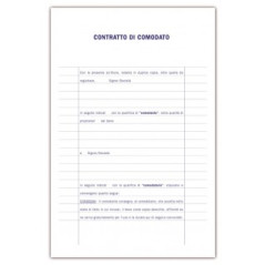Fascicolo Contratto di comodato - 29,7x21 cm