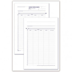 Tentata vendita/Documento di Trasporto - Scheda a 2 copie - 30,5x21 cm