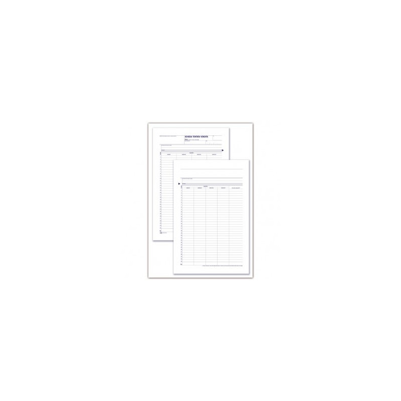 Tentata vendita/Documento di Trasporto - Scheda a 2 copie - 30,5x21 cm