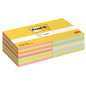 Confezione da 2 Blocchi cubo da 450 foglietti - Dimensioni 76x76mm - Colori Assortiti Neon - Pastello