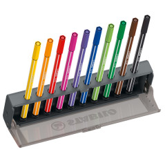 Click set 10 pennarelli Stabilo Pen 68 - Colori Assortiti