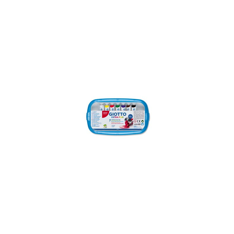 Tubi tempere - 12 ml - colori assortiti - conf. 7 pezzi
