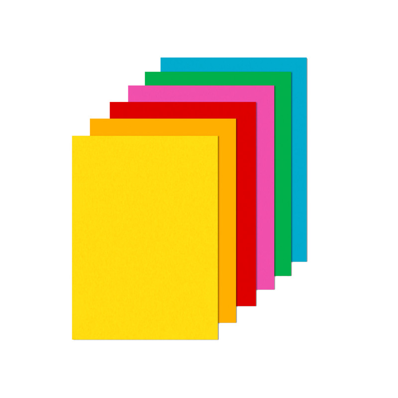 Carta RISMALUCE - Formato A4 - 140gr - Confezione da 200 Fogli Mix 6 Colori