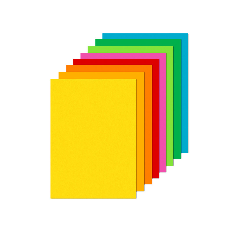 Carta RISMALUCE - Formato A3 - 200gr - Confezione da 125 Fogli Mix 8 Colori