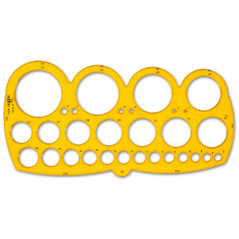 MASCHERA CERCHI Con SMUSSO 1/55MM - codice 7126