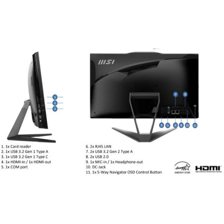 PRO AP222T 14MA-602EUPRO AP222T 14MA-602EU Corei5, RAM 16 GB, SSD , 21,5'', Touch