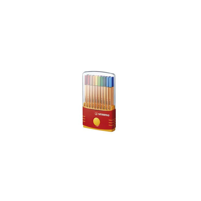 Astuccio 20 Pennarelli Fineliner Point 88 Color Parade - colori assortiti