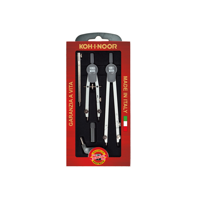 Compasso professional - diametro cerchio max 155mm - 5 pezzi