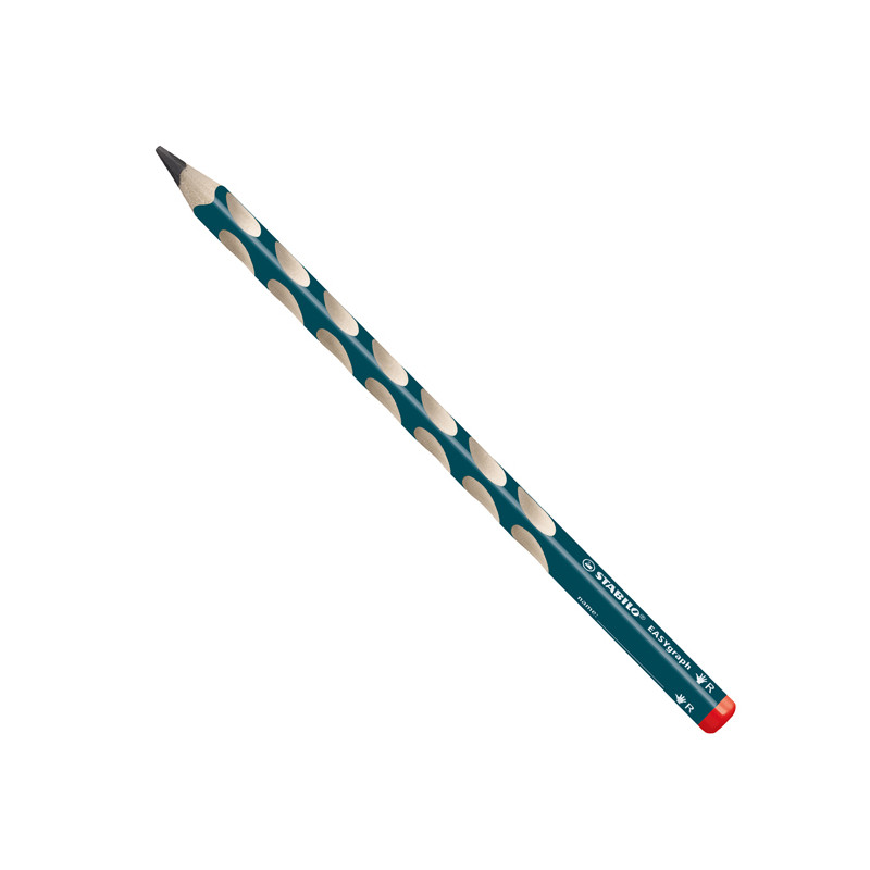 Astuccio da 12 matite grafite EasyGraph HB - per destromani