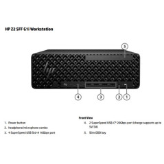 Z2 SFF G1i Workstation AI Wolf Pro Security Edition 265, RAM 32 GB, SSD 1.024 GB