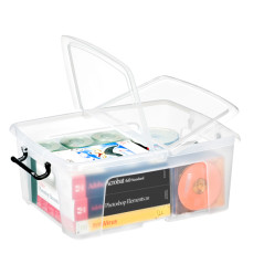 Contenitore Multiuso con coperchio L50x P39,5x H19cm - 24lt Strata